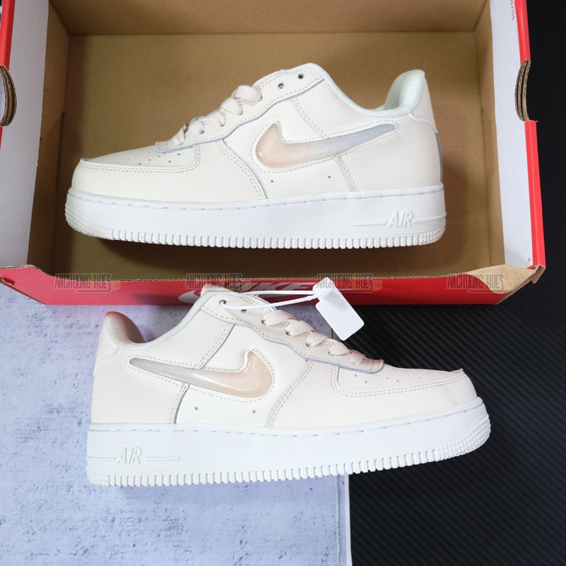 air force 1 low jelly swoosh white